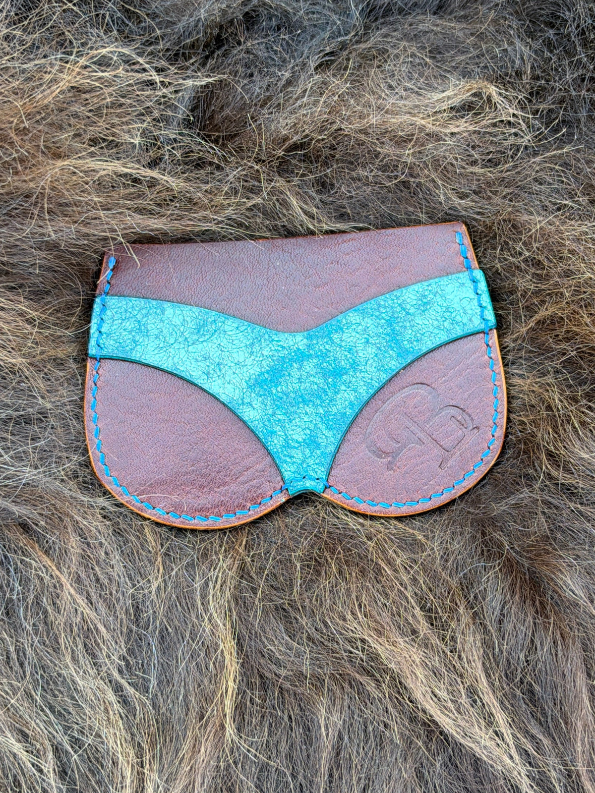 The BummBumm — Horween Equine & Margot Fog Card Wallet