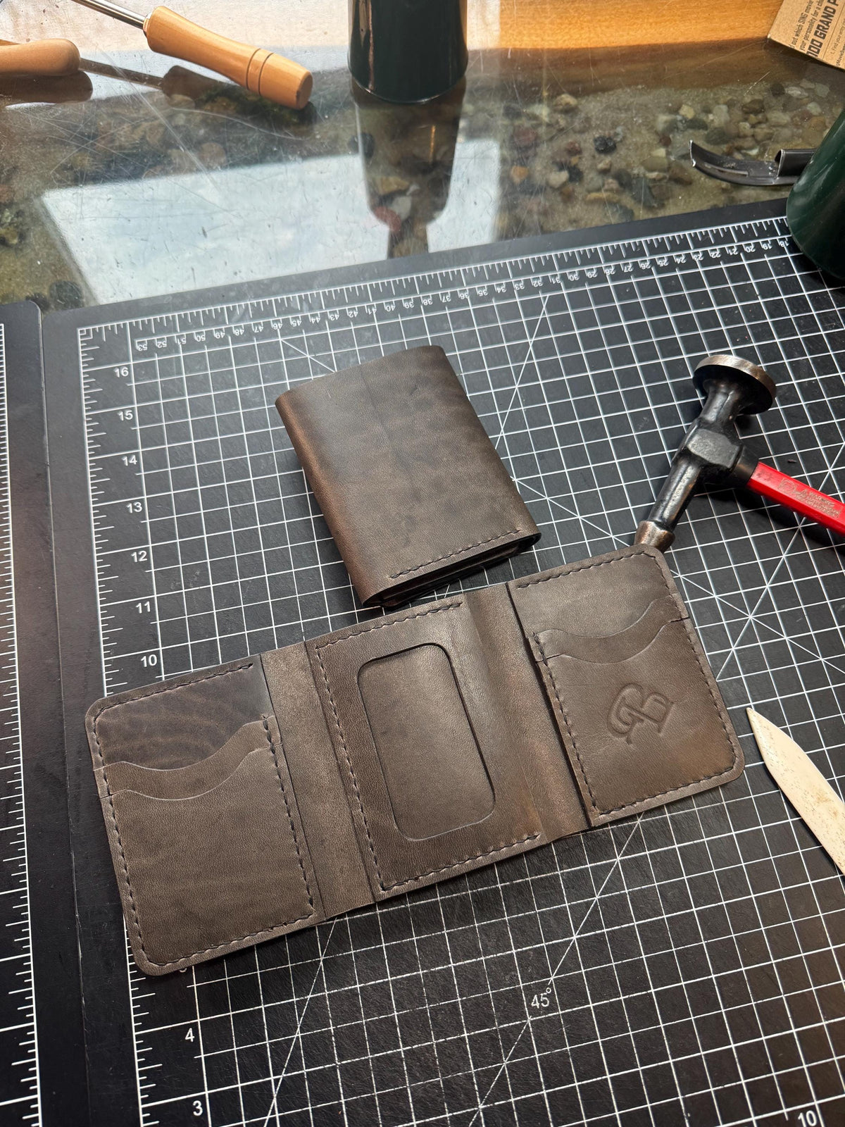 The Joseph – Handmade Horween Equine Leather Trifold Wallet | USA Made