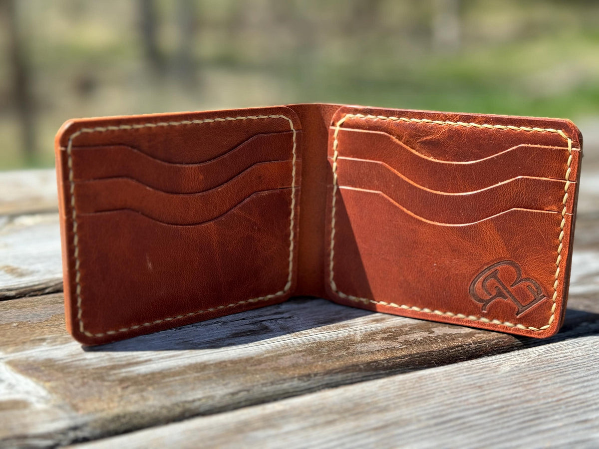 The Eugene – Handmade Veg Tanned Horween Leather Bifold Wallet | USA Made (Copy)