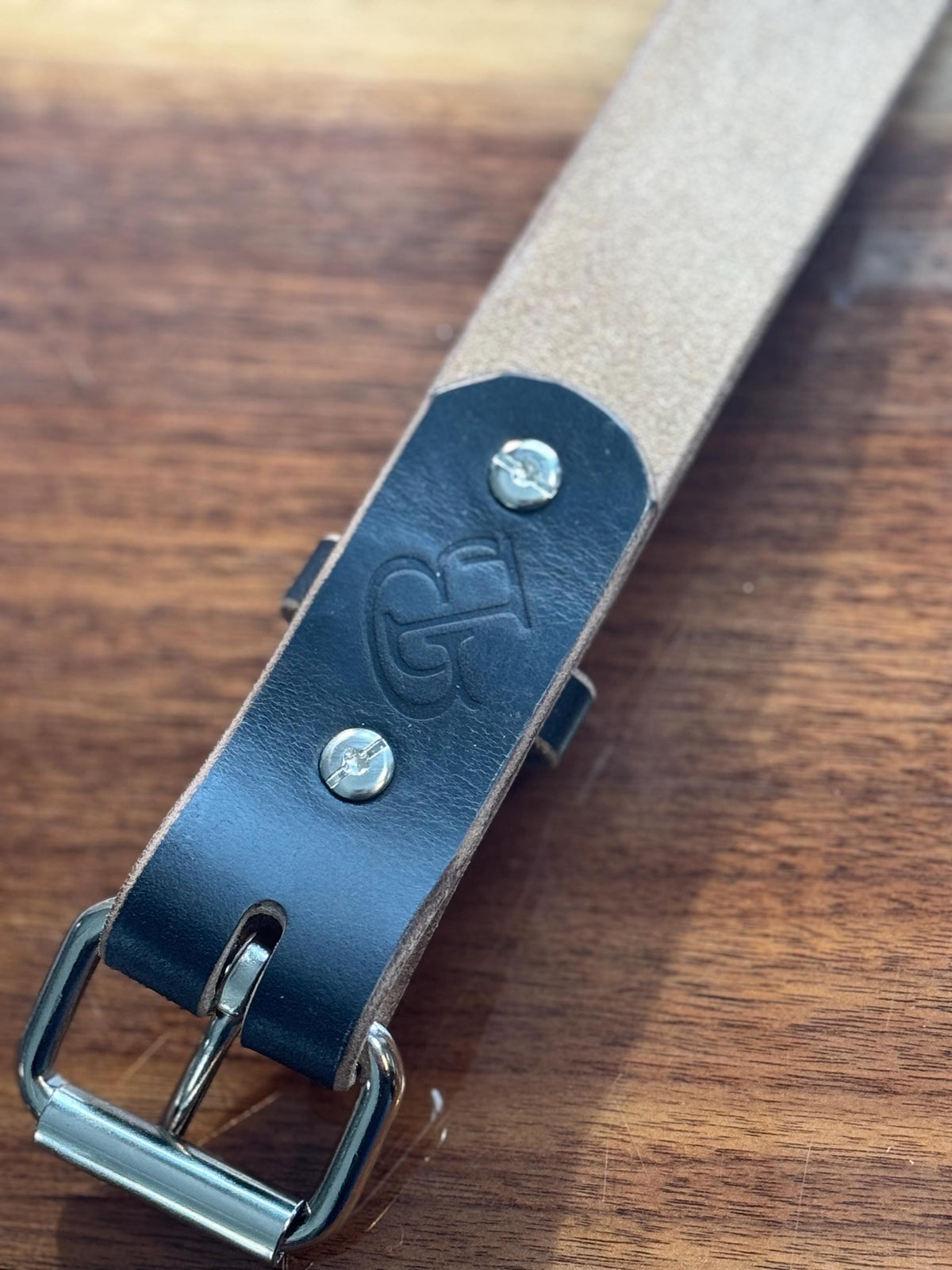 Handmade Horween Chromexcel Leather Belt — Black, Full-Grain, Hand-Cut in Michigan