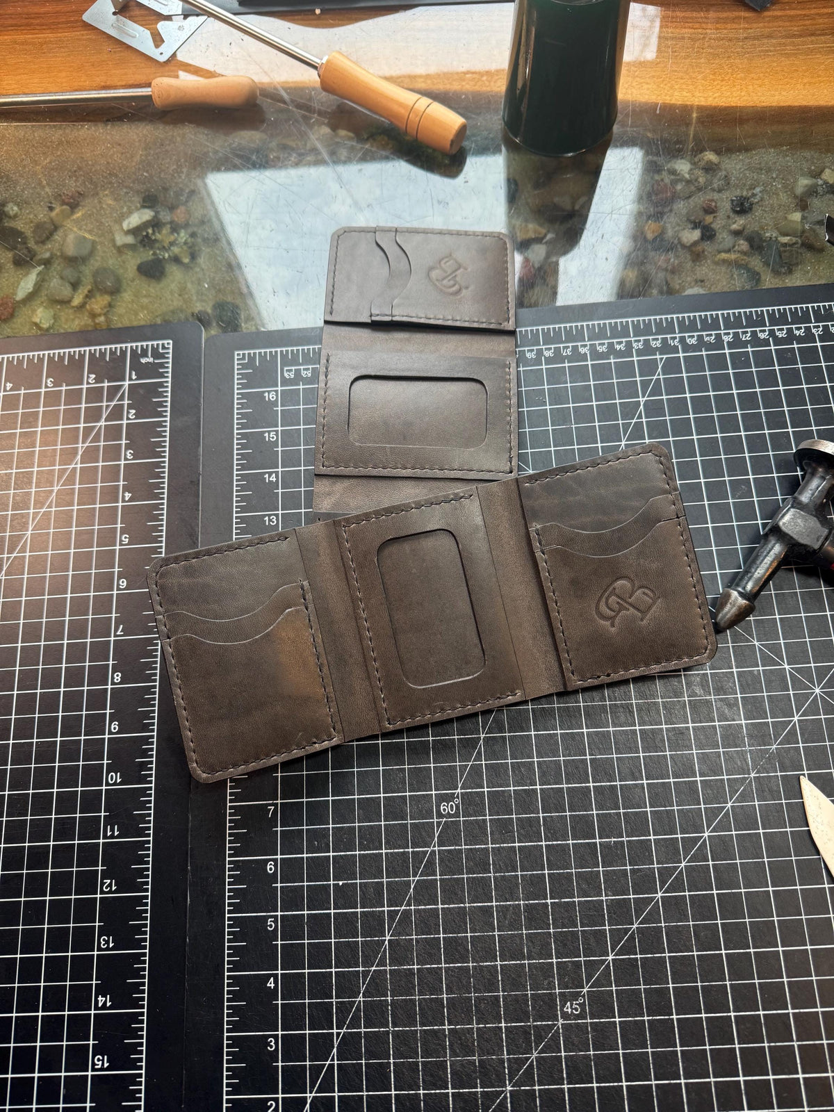 The Joseph – Handmade Horween Equine Leather Trifold Wallet | USA Made