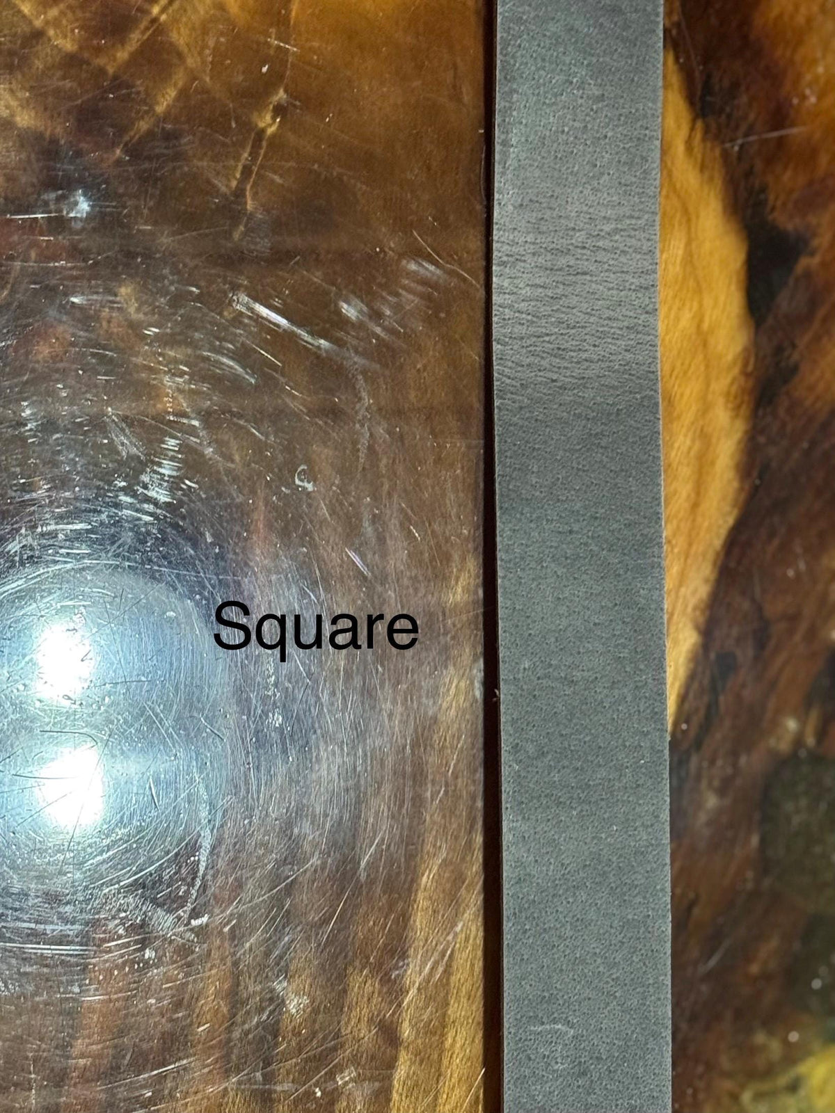 Handmade Full-Grain Grey Water Buffalo Leather Belt — Hand-Cut in Michigan
