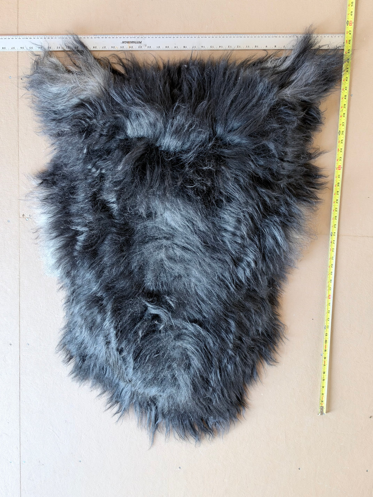 Black Icelandic Sheepskin Rug