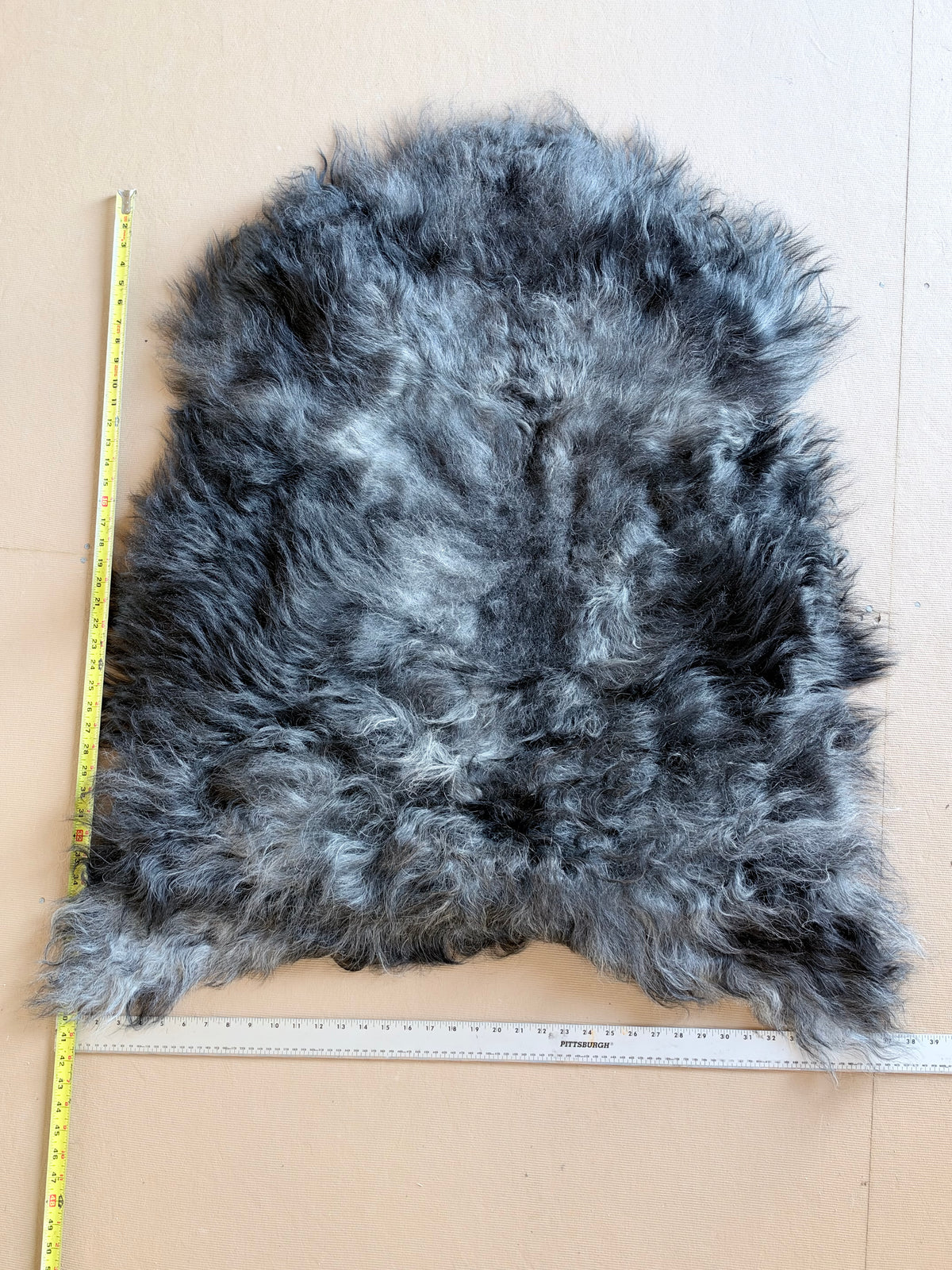 Black Icelandic Sheepskin Rug