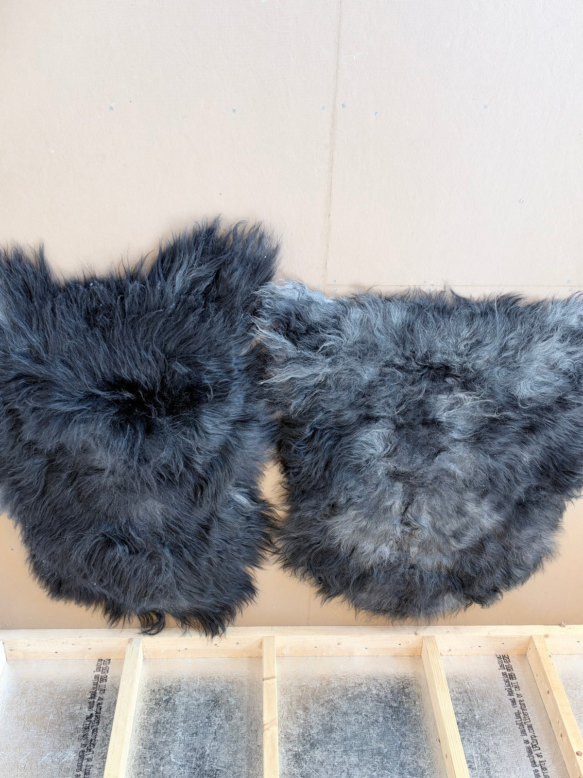 Black Icelandic Sheepskin Rug