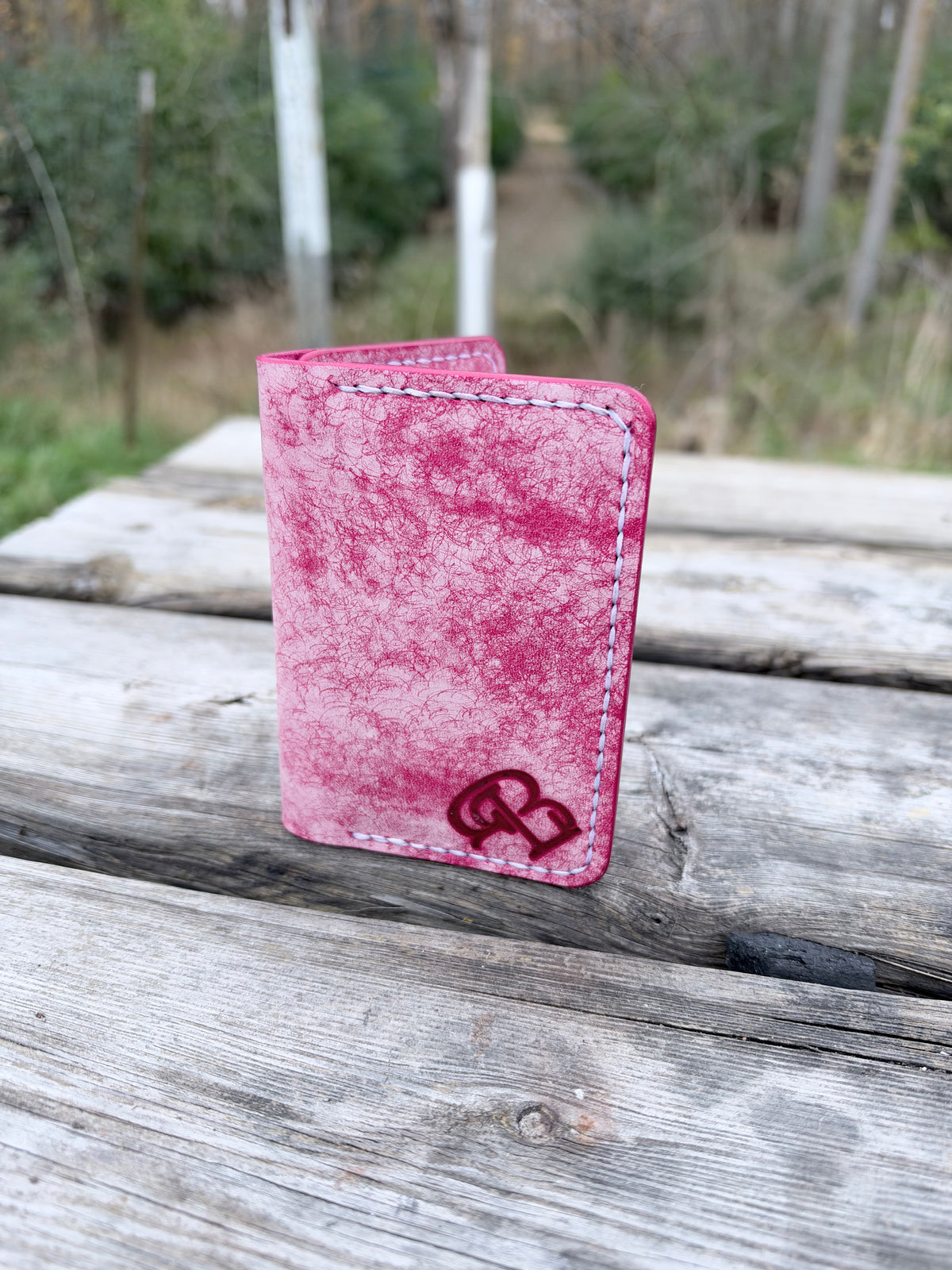 The Kevin – Margot Fog Leather Minimalist Front Pocket Wallet