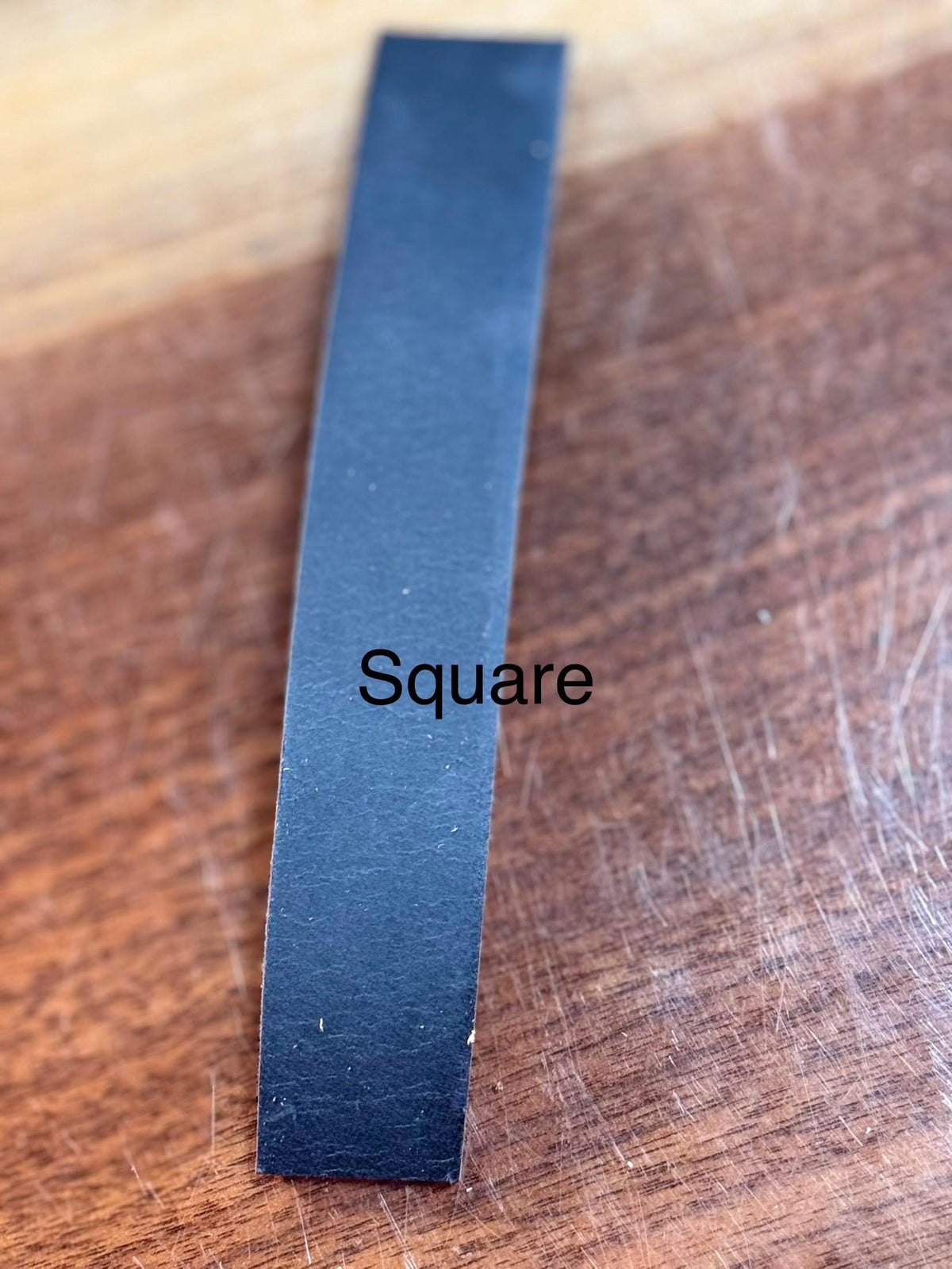 Matte Black Water Buffalo Leather Belt – Hand-Cut Full-Grain, 1.5"