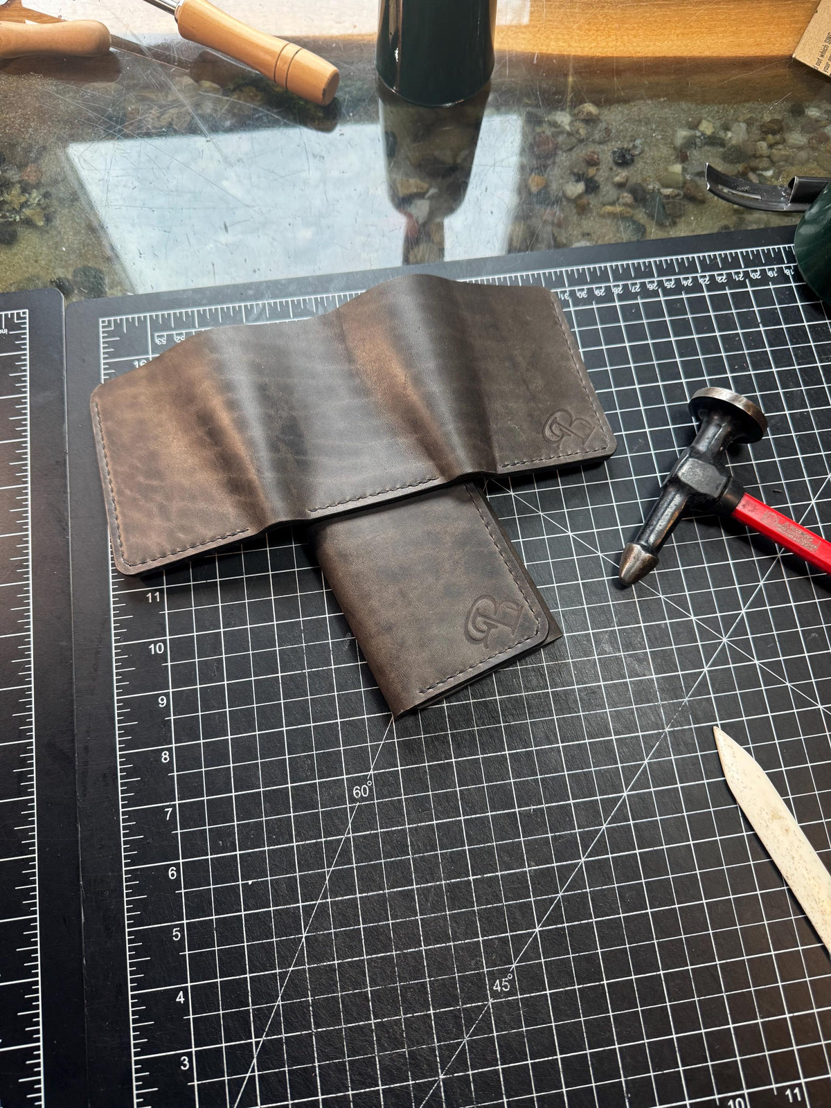The Joseph – Handmade Horween Equine Leather Trifold Wallet | USA Made